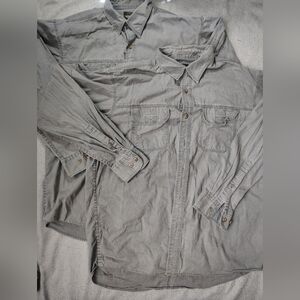 Lot Of 2 RedHead Light Gray Work Shirt